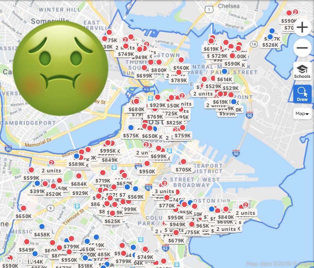 Map-based home search sites are inefficient and hard to find what you're looking for.