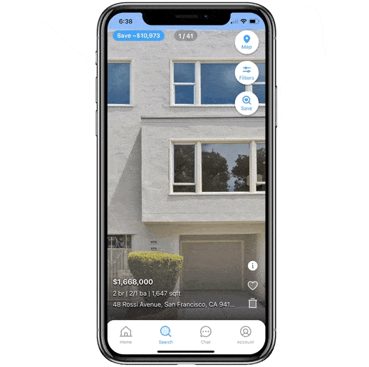 Torii app home search screen showing the Personalize tab