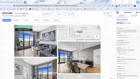 Video Demo of the comments section in the HomeBuzz Google Chrome Extension