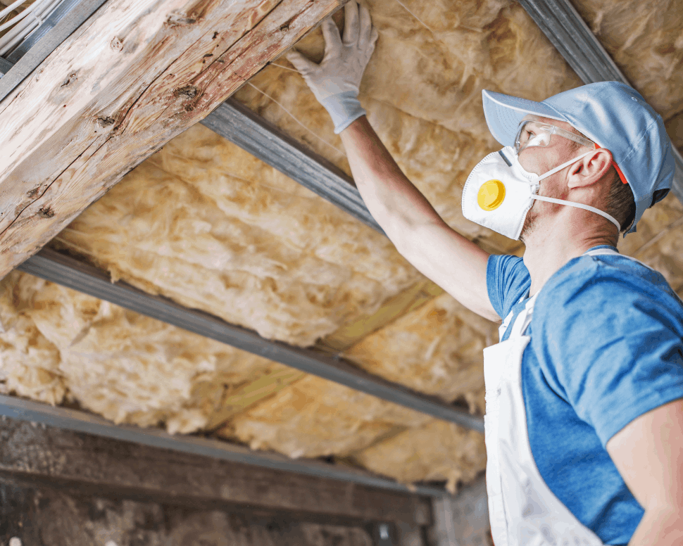 insulate the roof to make your fixer-upper more energy efficient